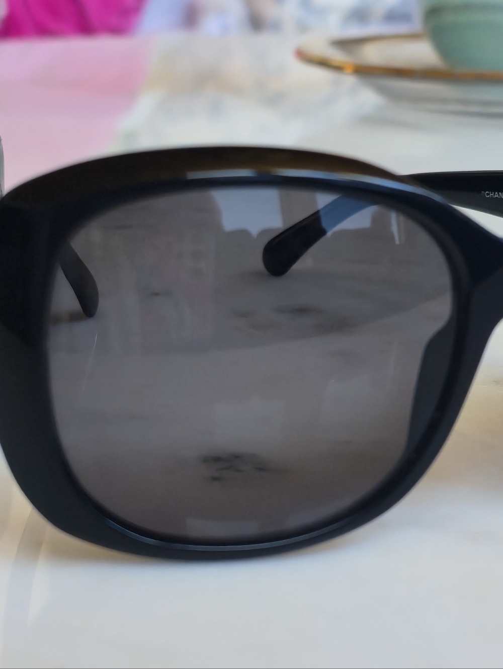 Chanel Classic Black Acetate Polarized Sunglasses - Picture 9 of 16